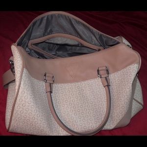 Guess / Women’s duffle bag / Pink and Silver